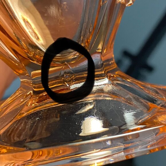 Antique Heisey #354 Flamingo Pink Depression Glass Cream & Sugar Set - Picture 8 of 8